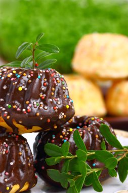 lezzetli tatlı yüzüğü Pastalar