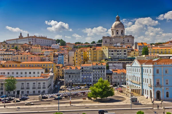Wunderschöner blick auf die Altstadt von Lissabon, portugal — Stockfoto