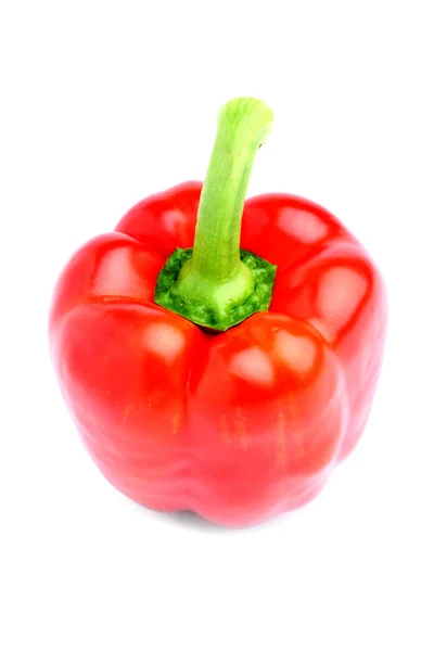 Köstliche rote Paprika isoliert auf weißem Hintergrund — Stockfoto