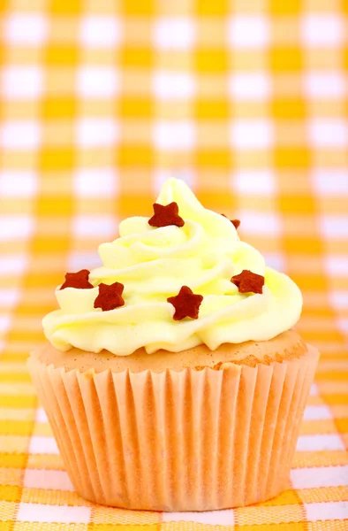 Delicious cup cake with stars