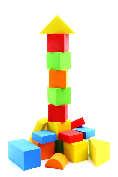 Bloques de juguete coloridos — Foto de Stock