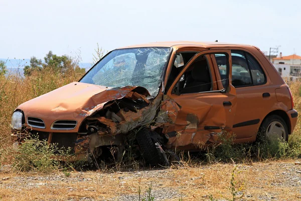 Küçük araba kazası — Stok fotoğraf