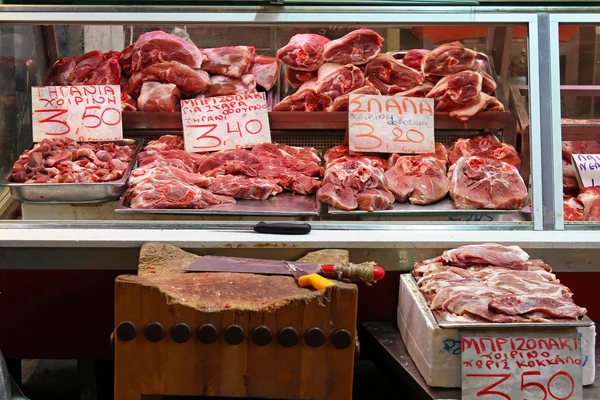 Vlees winkel — Stockfoto