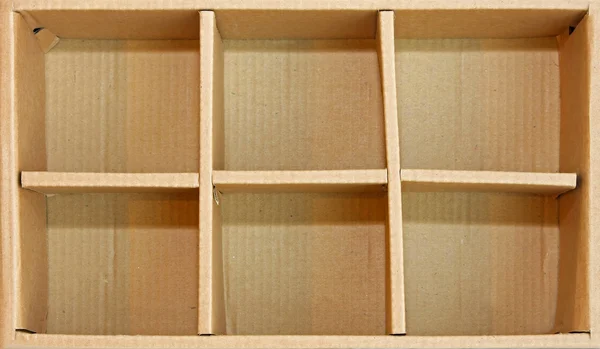Scomparti della scatola — Foto Stock