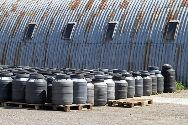Industrial barrels — Stock Photo, Image