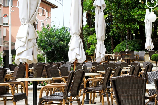 Café terrace — Stock fotografie