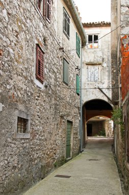 Skradin street clipart