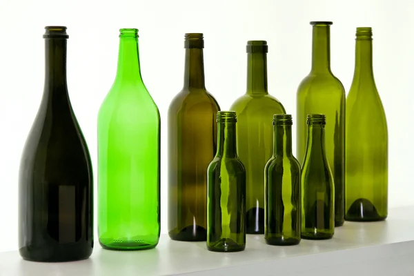 Üveg palackok — Stock Fotó