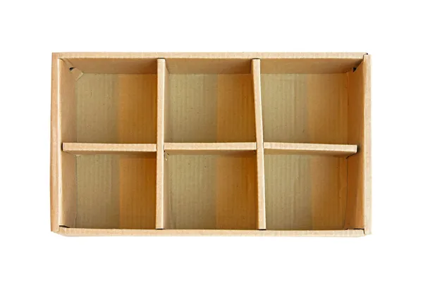 Scomparti della scatola — Foto Stock