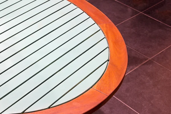Oval table — Stock Photo, Image