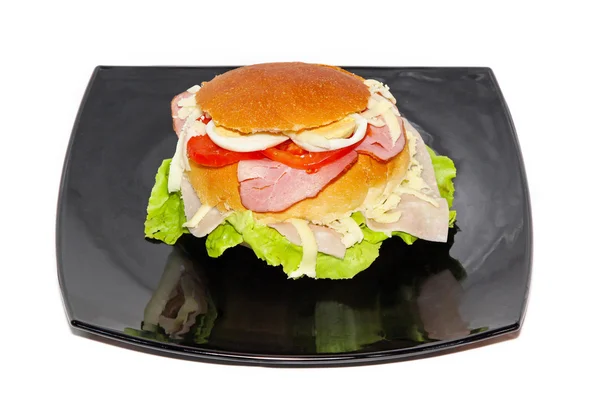 Bun sandwich — Stock Photo, Image