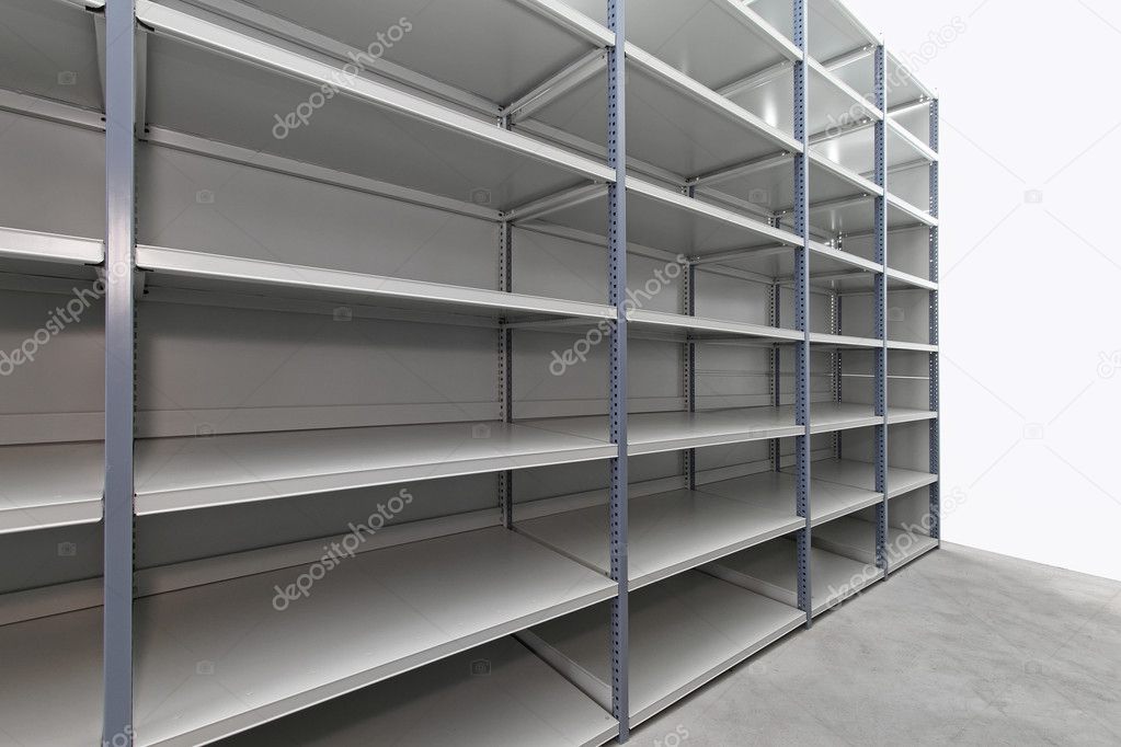 Storage Room Shelves Stock Photo By, Shelving And Storage