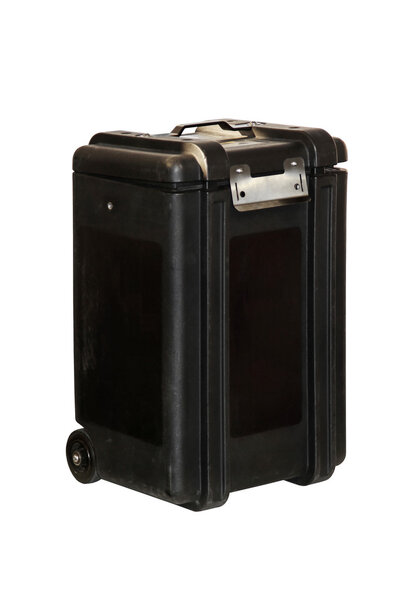 Security cash box isolated included clipping path