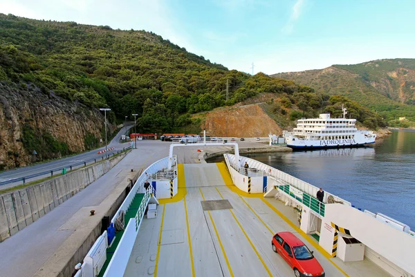 Puerto de ferry de Merag — Foto de Stock