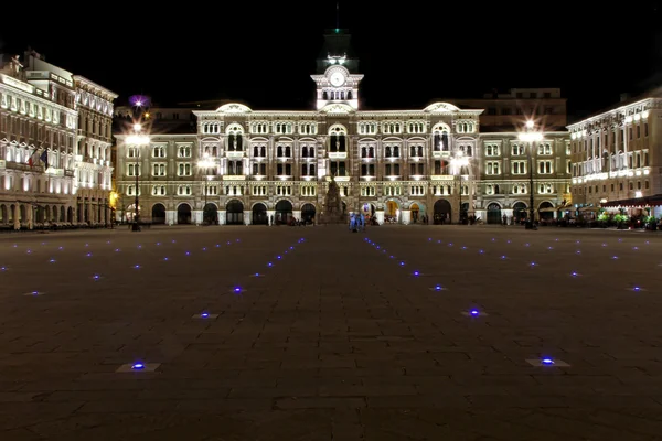 Trieste at night — Stock Photo, Image
