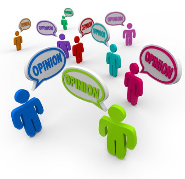 Opinions Talking Comments and Feedback Speech Bubbles clipart