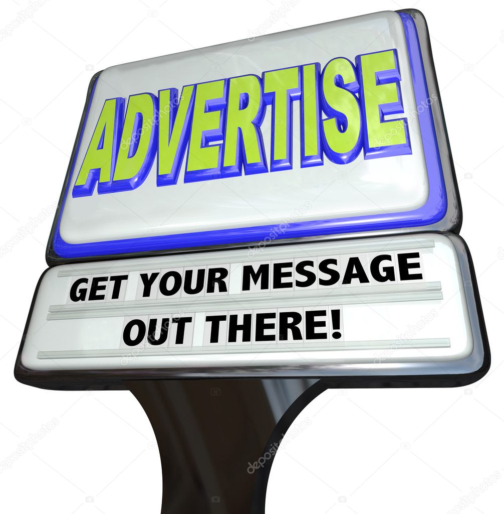 Advertise Sign Outdoor Advertisement Message Store
