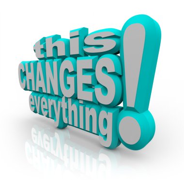 This Changes Everything Strategy Words to Improve and Evolve clipart