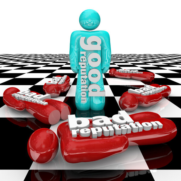 Хорошая репутация человек выигрывает преимущество против не авторитетных других
