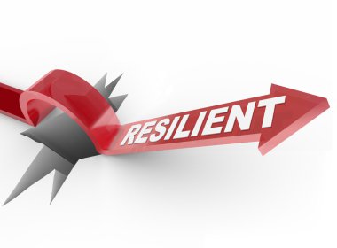 Resilient - Rising to Challenge and Overcoming a Problem clipart