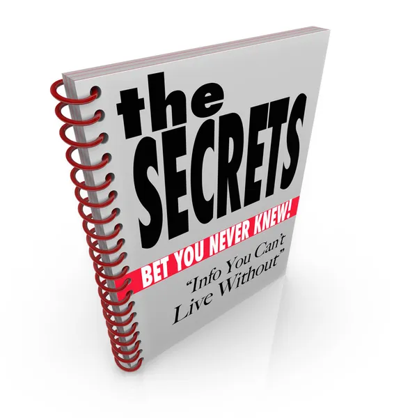 Het boek van de geheimen van geopenbaarde informatie en kennis — Stockfoto