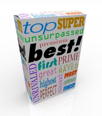 Best Words on Product Box Top Premium Buy clipart