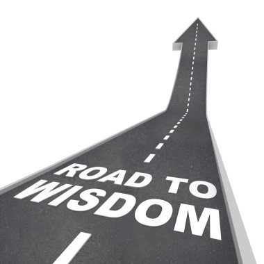 Road to Wisdom - Directions to Enlightenment and Intelligence clipart