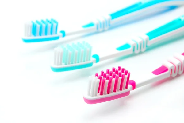 Tandenborstels instellen — Stockfoto