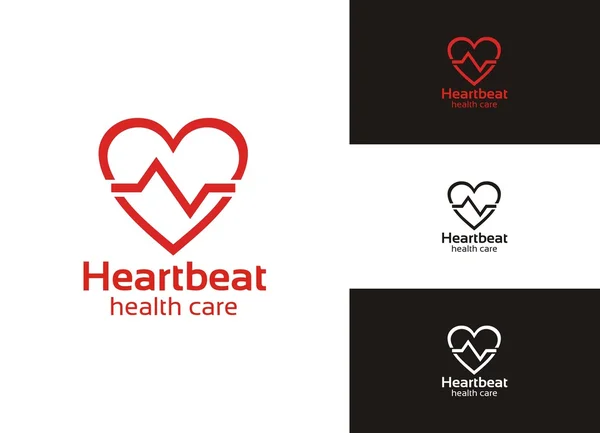 stock vector Heartbeat