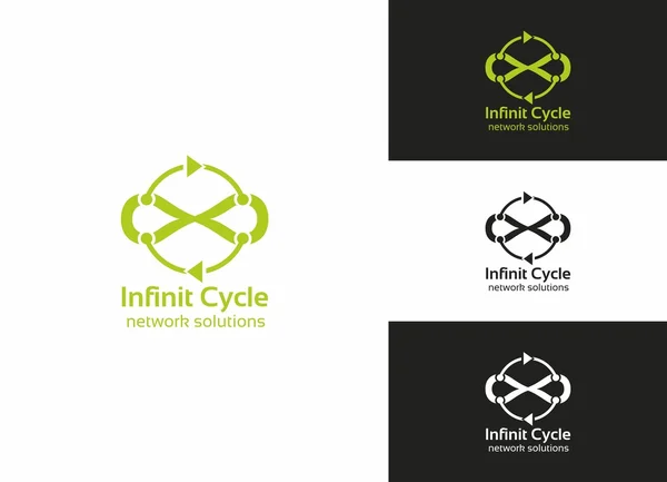 Ciclo di Infinit — Vettoriale Stock