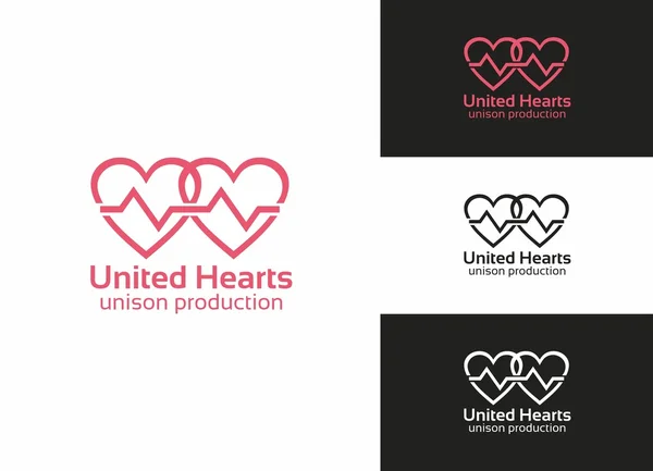 United Hearts — Stock Vector