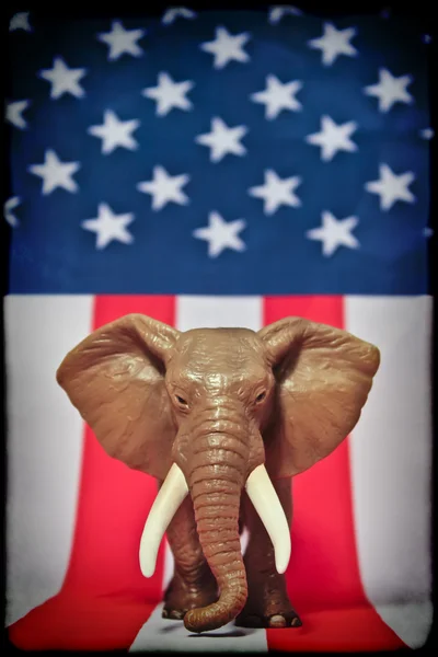 Ρεπουμπλικανικό ελέφαντας — Φωτογραφία Αρχείου