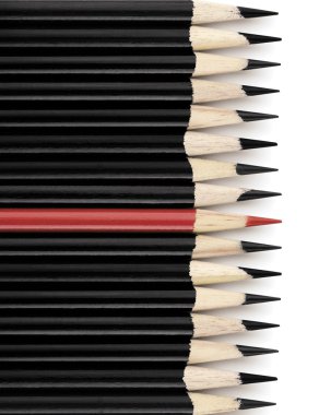 Red and Black Pencils