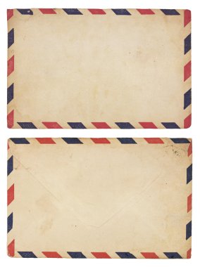 Vintage Airmail Envelope clipart