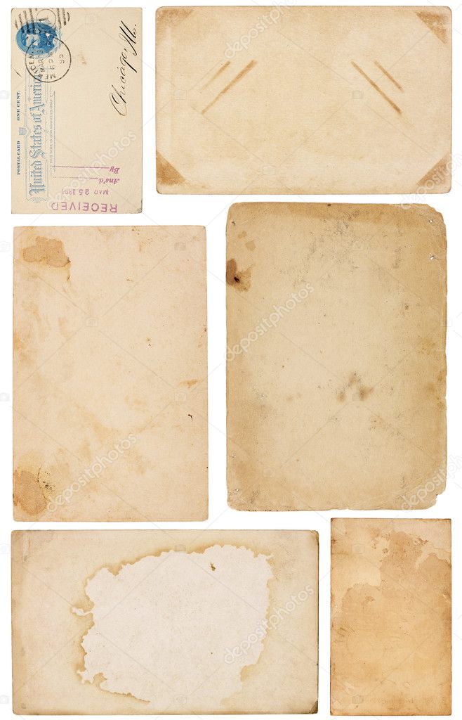 Variety of Vintage Paper Scraps
