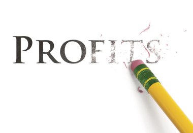 Erasing Profits clipart