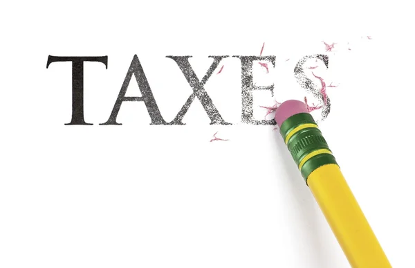 Apagar impostos — Fotografia de Stock