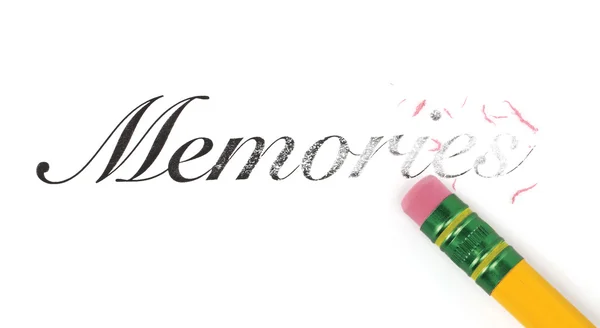 Vymazání vzpomínek — Stock fotografie