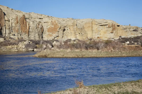 North Platte River ในไวโอมิง — ภาพถ่ายสต็อก