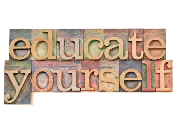 Educate yourself — Stock Photo, Image