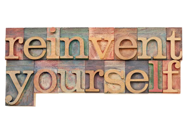Reinvent yourself — Stock Photo, Image