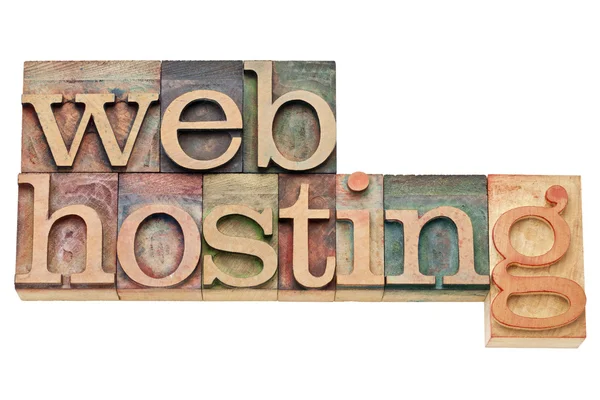 Web hosting - internet concept — Stock Photo, Image
