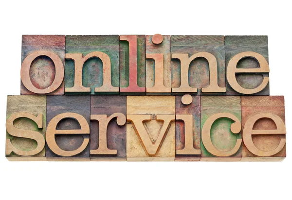 Online service - internet koncept — Stockfoto