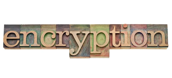 Criptografia - conceito de segurança — Fotografia de Stock