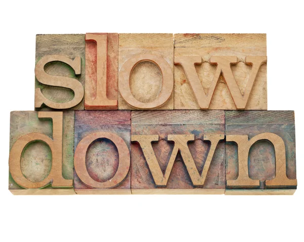 Slow down -lifestyle concept — Stock Photo, Image
