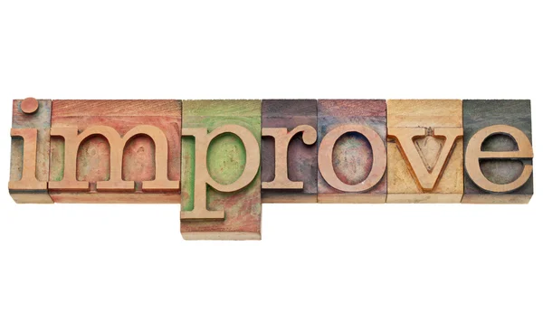Improve - motivation concept — Stock Photo, Image