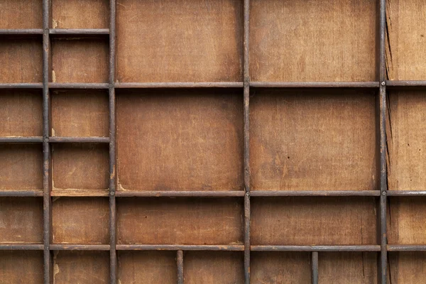 Caja de madera con cubos — Foto de Stock
