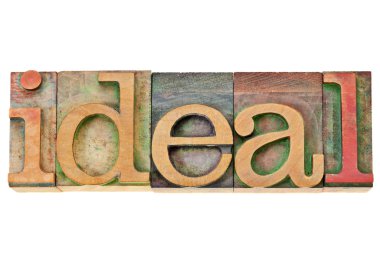 ideal - Tipo türü Word'de