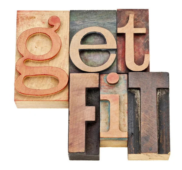 Get fit - κίνητρο έννοια — Φωτογραφία Αρχείου