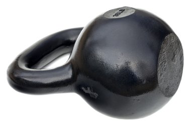 siyah ağır demir kettlebell